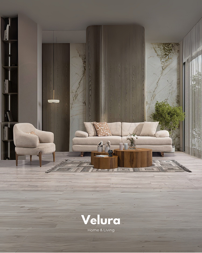 Sultan Koltuk Takımı - Krem