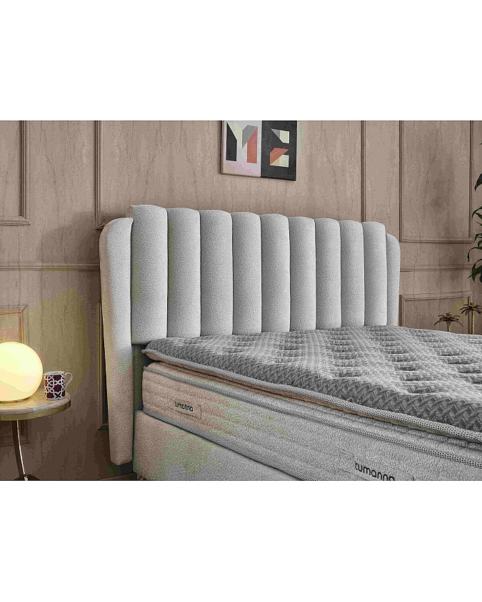 Visco Baza Başlık Beyaz Renk Modern Tasarım