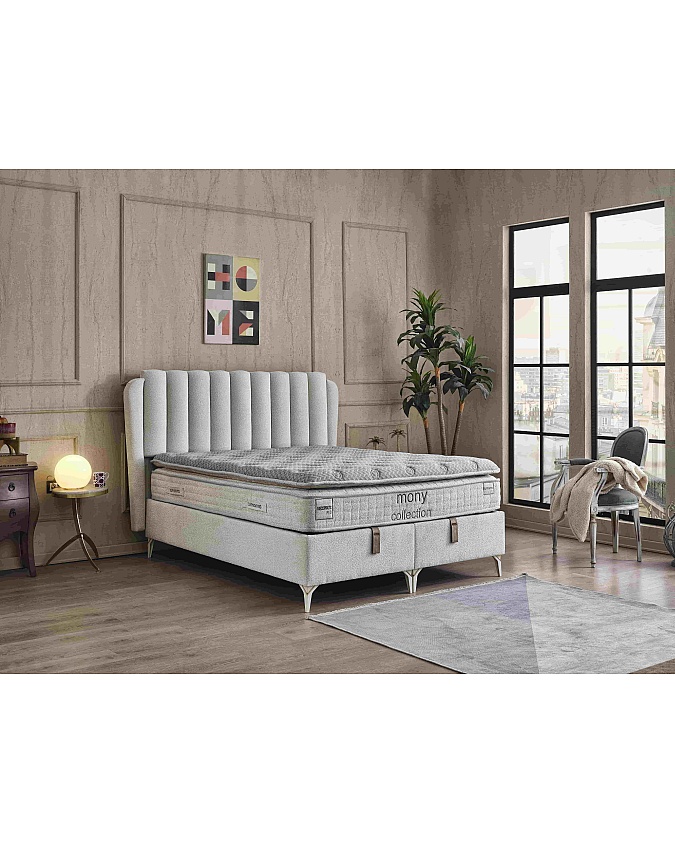 Visco Baza Başlık Beyaz Renk Modern Tasarım