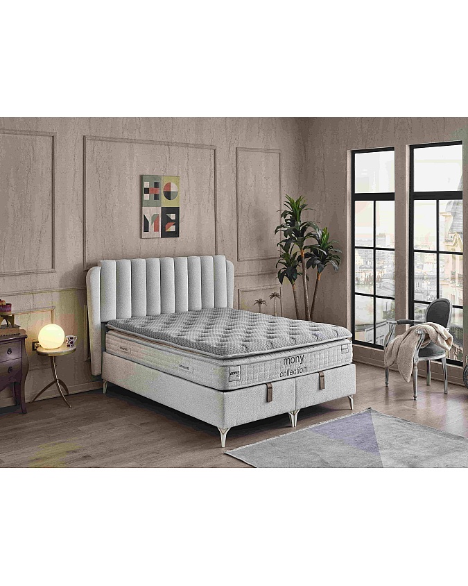 Visco Baza Başlık Beyaz Renk Modern Tasarım