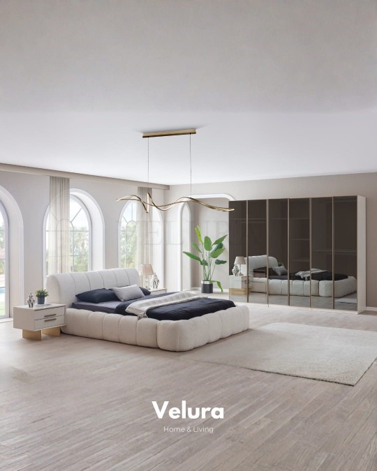 Valore Yatak Odası Takımı - Cam Kapaklı