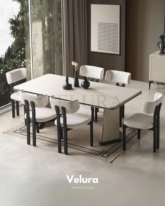 Venti Siyah Yemek Masası