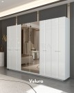 Velura Home Yıldız Beyaz Dolap