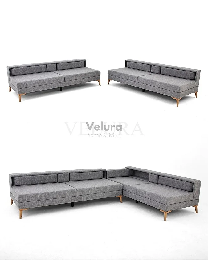 Zeri Yeşil Puzzle Modüler Köşe Koltuk Takımı | Velura Home