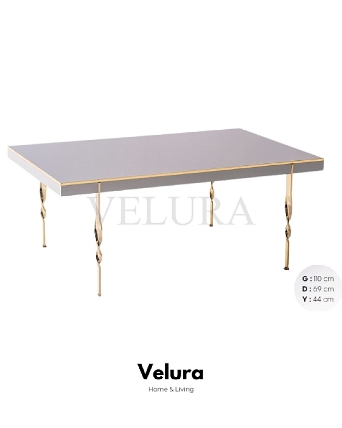 Asil Costa Gold Orta Sehpa Velura Home