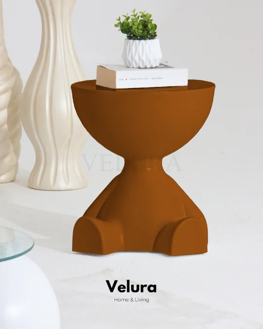 Ayıcık & Teddy Ceviz Yan Sehpa