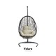 Cosmo Bahçe Salıncağı - Cappucino Rattan Krem Minder Cosmo Bahçe Salıncağı - Cappucino Rattan Krem Minder