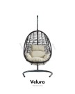 Cosmo Bahçe Salıncağı - Kahve Rattan Krem Minder Cosmo Bahçe Salıncağı - Kahve Rattan Krem Minder