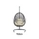 Cosmo Bahçe Salıncağı - Kahve Rattan Krem Minder Cosmo Bahçe Salıncağı - Kahve Rattan Krem Minder