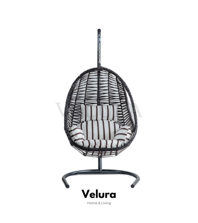Cosmo Bahçe Salıncağı - Cosmo Kahve Rattan Zebra Minder Cosmo Bahçe Salıncağı - Cosmo Kahve Rattan Zebra Minder