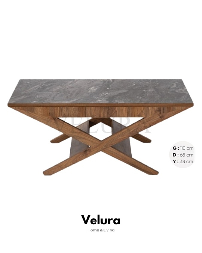Velura Home Ahşap Orta Sehpa Modeli CO7 Cosmos Orta Sehpa Velura Home