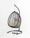 Deco Bahçe Salıncağı - Swing Kahve Rattan Krem Minder Deco Bahçe Salıncağı - Swing Kahve Rattan Krem Minder