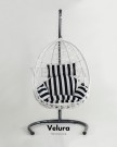 Deco Bahçe Salıncağı - Beyaz Rattan Zebra Minder Deco Bahçe Salıncağı - Beyaz Rattan Zebra Minder