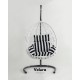 Deco Bahçe Salıncağı - Beyaz Rattan Zebra Minder Deco Bahçe Salıncağı - Beyaz Rattan Zebra Minder