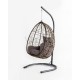 Deco Bahçe Salıncağı - Swing Açık Kahve Rattan Gri Minder Deco Bahçe Salıncağı - Swing Açık Kahve Rattan Gri Minder
