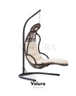 Elit Bahçe Salıncağı - Kahve Rattan Krem Minder Elit Bahçe Salıncağı - Kahve Rattan Krem Minder