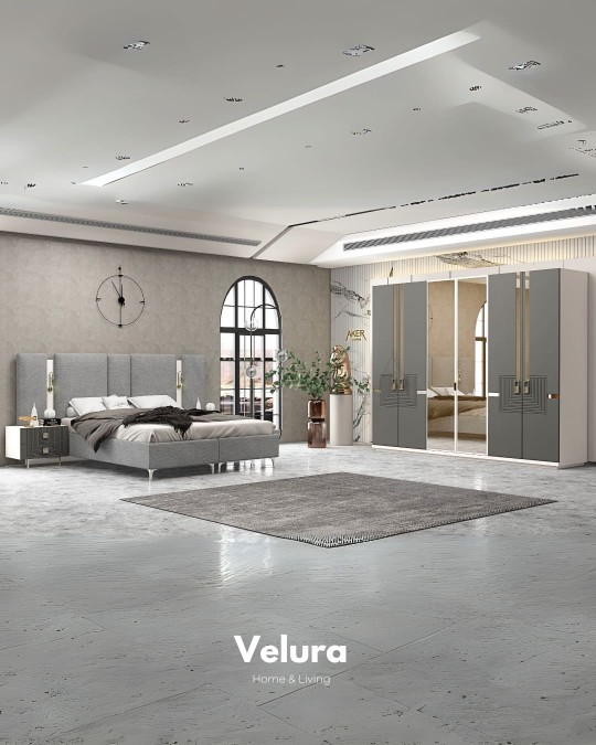 Aynalı kapaklı modern dolap