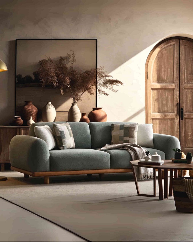 Senna Bohem Koltuk Takımı - Yeşil Senna Bohem Koltuk Takımı - Yeşil