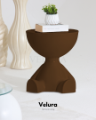 Modern koyu ceviz sehpa tasarımı