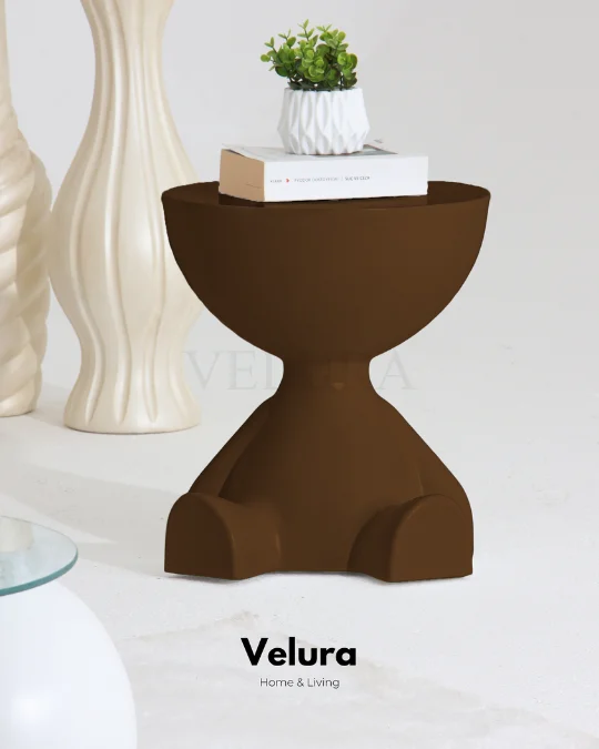 Ayıcık & Teddy Koyu Ceviz Yan Sehpa