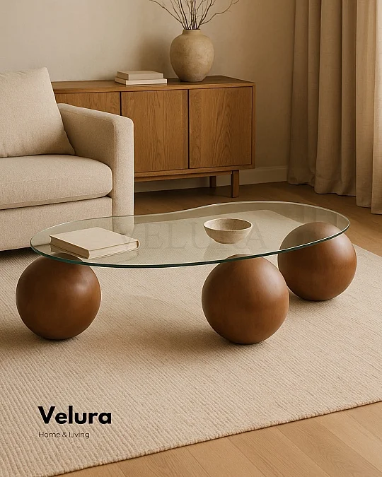 Küre Orta Sehpa - Ceviz