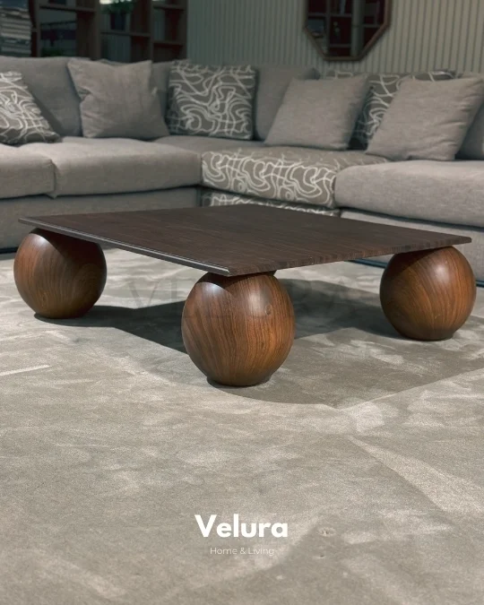 Leo Ahşap Orta Sehpa - Ceviz