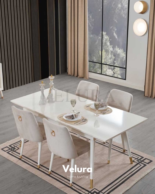 Lisa Krem Yemek Takımı