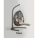 Max Bahçe Salıncağı - Gri Rattan Krem Minder Max Bahçe Salıncağı - Gri Rattan Krem Minder