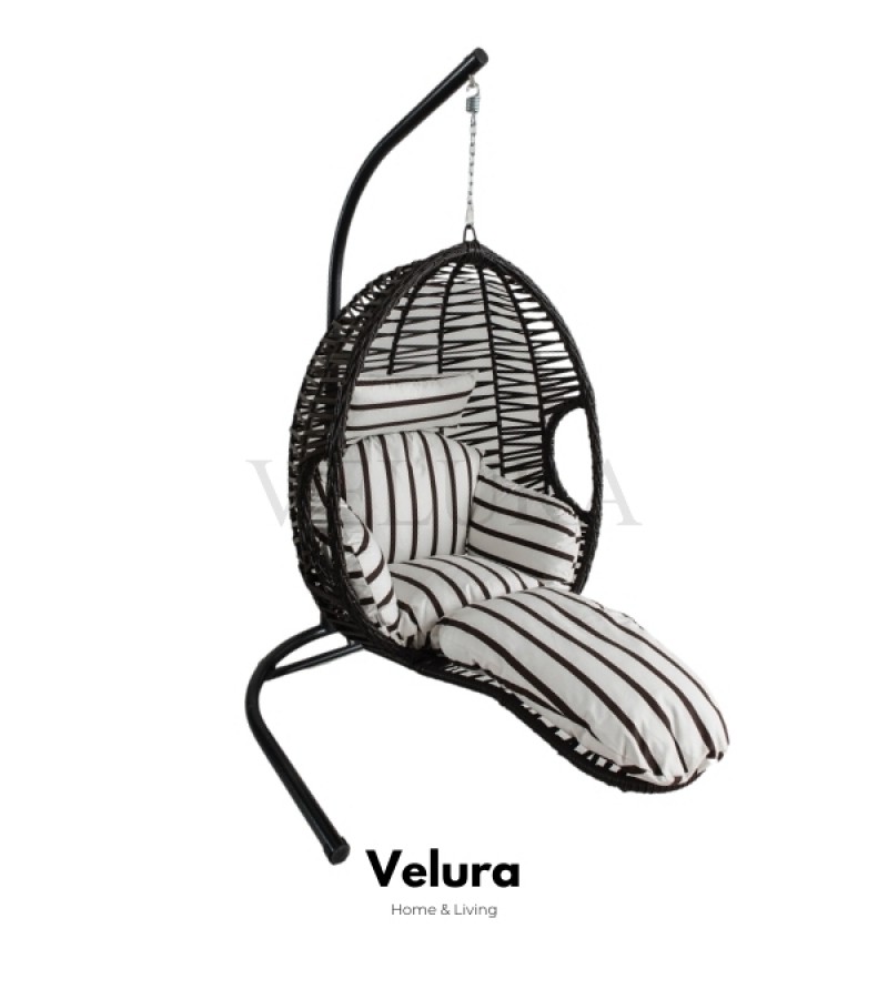 Max Bahçe Salıncağı - Kahve Rattan Zebra Minder Max Bahçe Salıncağı - Kahve Rattan Zebra Minder