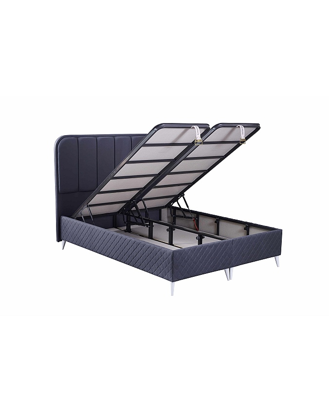 Velura Home Lacivert Baza ve Başlık Seti