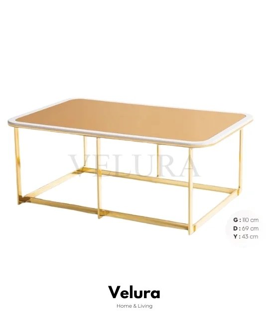 Prestij Ekru Gold Orta Sehpa