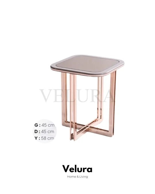 Prestij Toprak Rose Gold Yan Sehpa - Tekli 