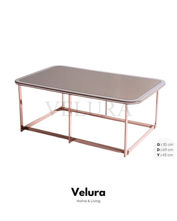 Prestij Toprak Rose Gold Orta Sehpa