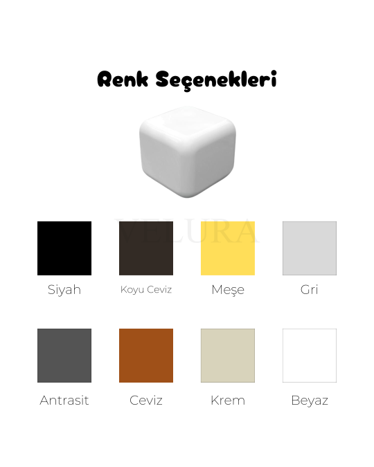 Küre Orta Sehpa – Cam ve MDF tabla seçenekli modern orta sehpa modeli Küre Orta Sehpa – Cam ve MDF tablalı, kaplama ve düz renk alternatifli üç ayaklı sehpa