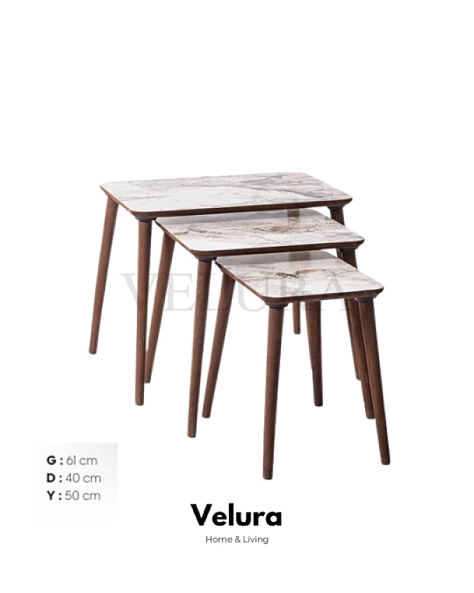 Velura Home Rüya Set Efes Sehpa