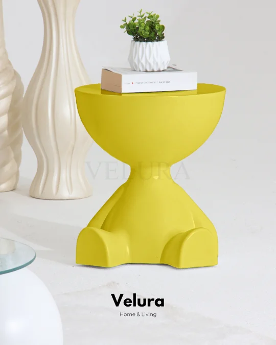 Ayıcık & Teddy Sarı Yan Sehpa