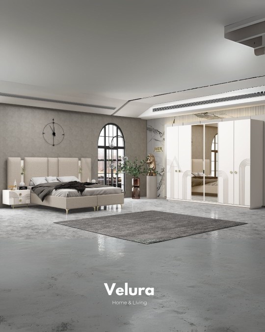 Velura Home Sarmaşık 6 Kapılı Dolap