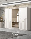 Velura Home Sarmaşık 6 Kapılı Dolap