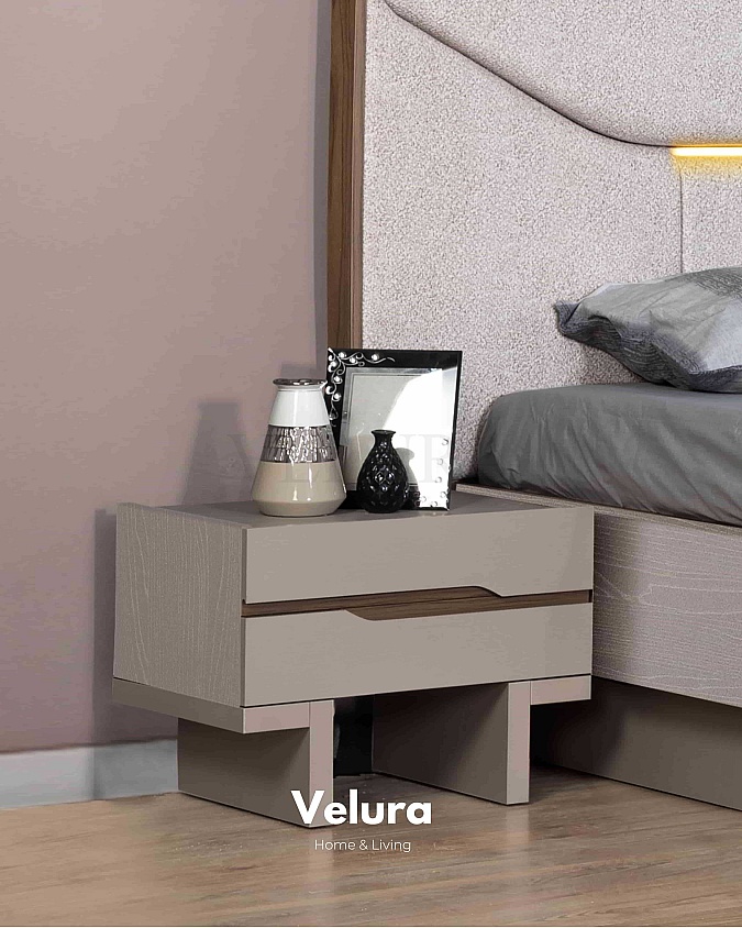Mira  2 Çekmeceli Komodin - Modern Yatak Odası Komodin Modeli
