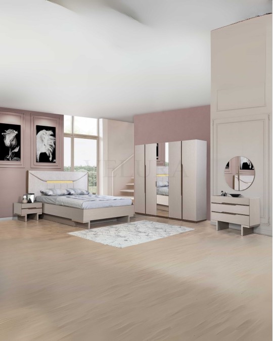 Mira  2 Çekmeceli Komodin - Modern Yatak Odası Komodin Modeli