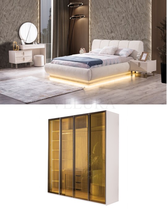 Tress Yatak Odası Takımı - V1 - 4 Kapaklı