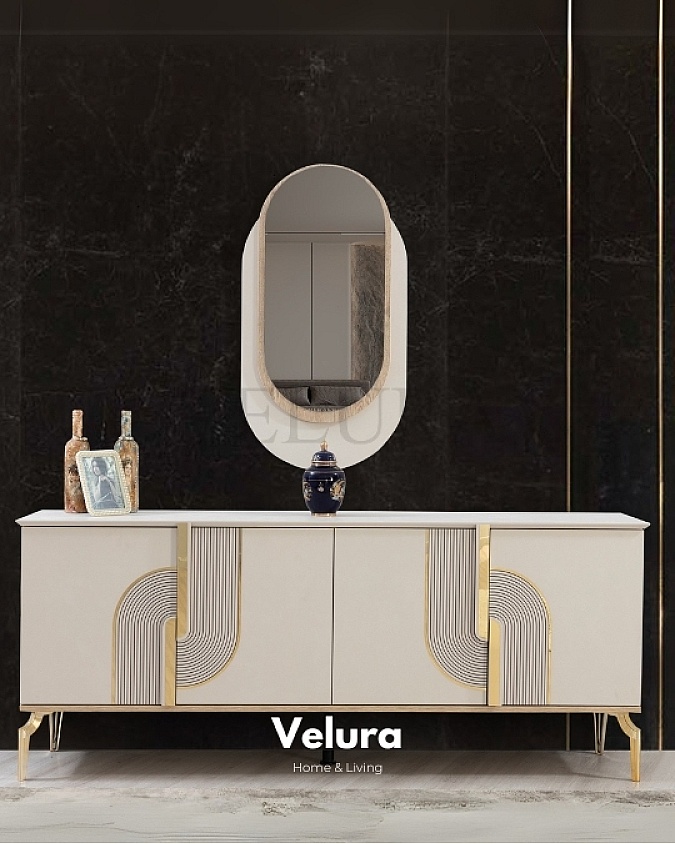 Velura Home Kendinden Desenli Konsol