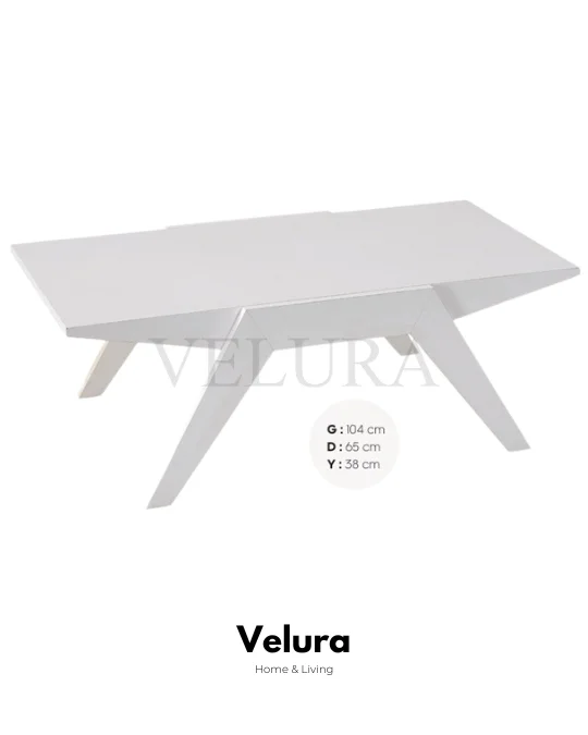 VO3 Beyaz Orta Sehpa