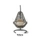 Zen Bahçe Salıncağı - Gri Rattan Krem Minder Zen Bahçe Salıncağı - Gri Rattan Krem Minder