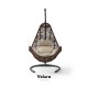Zen Bahçe Salıncağı - Kahve Rattan Krem Minder Zen Bahçe Salıncağı - Kahve Rattan Krem Minder