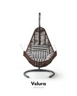 Zen Bahçe Salıncağı - Kahve Rattan Zebra Minder Zen Bahçe Salıncağı - Kahve Rattan Zebra Minder