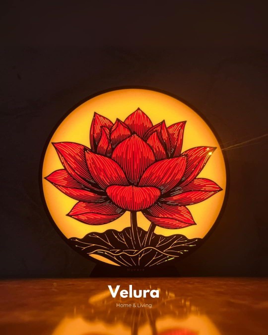 Nex Dekoratif Işık - Kızıl Lotus