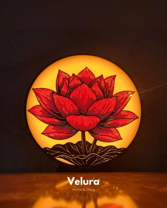 Nex Dekoratif Işık - Kızıl Lotus
