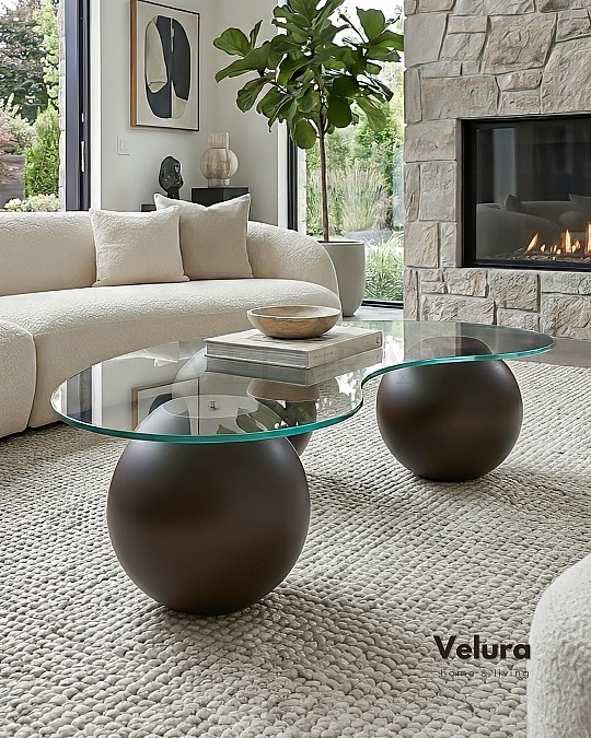 Küre Orta Sehpa - Koyu Ceviz