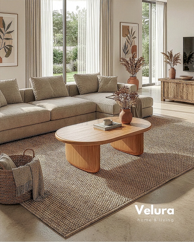 viny meşe orta sehpa 120x60x35